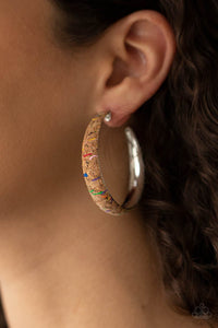 A CORK In The Road - Multi Earrings - Paparazzi Accessories