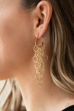 Long Live The Rebels - Gold Earrings - Paparazzi Accessories