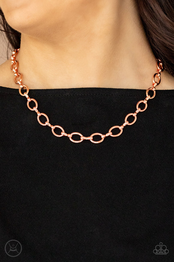 Craveable Couture - Copper Necklace - Paparazzi Accessories