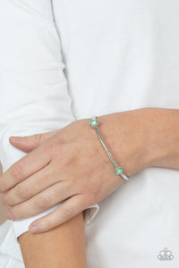 Gleam-Getter - Green Bracelet - Paparazzi Accessories