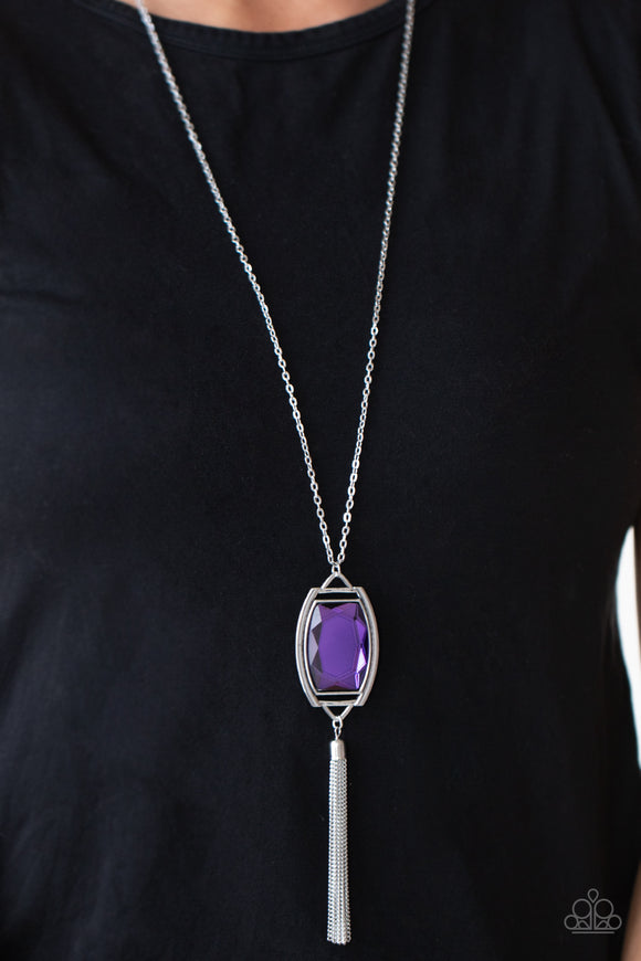 Timeless Talisman - Purple Necklace - Paparazzi Accessories