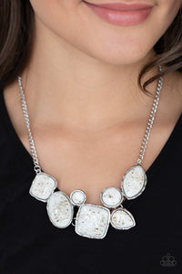 So Jelly - White Necklace - Paparazzi Accessories