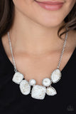 So Jelly - White Necklace - Paparazzi Accessories
