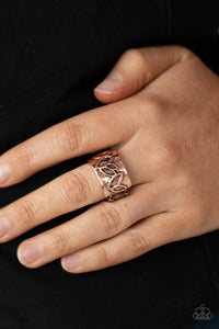 When You LEAF Expect It - Copper Ring - Paparazzi Accessories