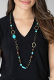 Prairie Reserve - Brass Necklace - Paparazzi Accessories