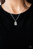 Faith Over Fear - Silver Necklace - Paparazzi Accessories