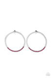 spot-on-opulence-pink-post earrings-paparazzi-accessories