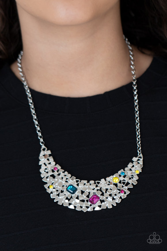 Fabulously Fragmented - Multi Necklace - Paparazzi Accessories