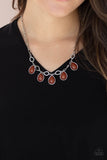 Majestically Mystic - Brown Necklace - Paparazzi Accessories