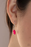 Glossy Glamorous - Pink Necklace - Paparazzi Accessories