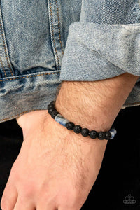 Earthy Energy - Blue Bracelet - Paparazzi Accessories
