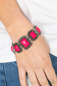 Retro Rodeo - Pink Bracelet - Paparazzi Accessories
