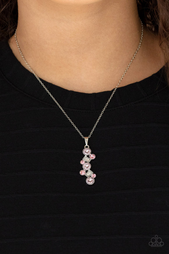Classically Clustered - Pink Necklace - Paparazzi Accessories