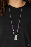 With Your ART and Soul - Purple Necklace - Paparazzi Accessories