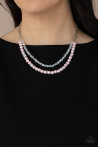 Parisian Princess - Pink Necklace - Paparazzi Accessories