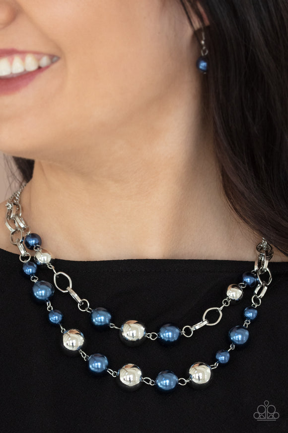 COUNTESS Your Blessings - Blue Necklace - Paparazzi Accessories