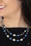 COUNTESS Your Blessings - Blue Necklace - Paparazzi Accessories