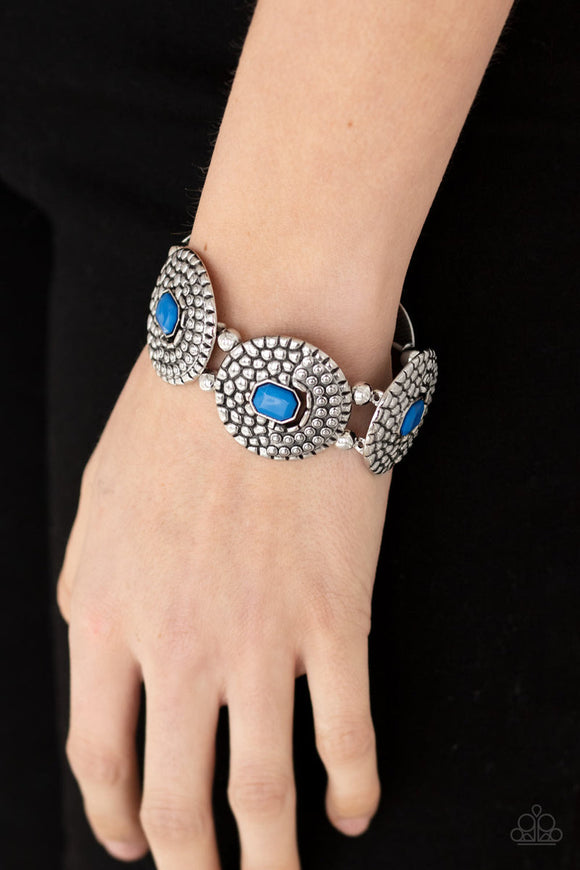 Prismatic Prowl - Blue Bracelet - Paparazzi Accessories
