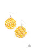 summer-escapade-yellow-earrings-paparazzi-accessories