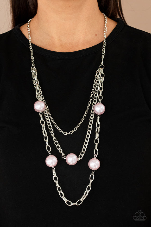 Thanks For The Compliment - Pink Necklace - Paparazzi Accessories