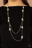 Cobble Creeks - White Necklace - Paparazzi Accessories