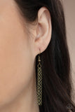 Palm Promenade - Brass Necklace - Paparazzi Accessories