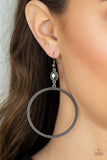 Work That Circuit - Silver Earrings - Paparazzi Accessories