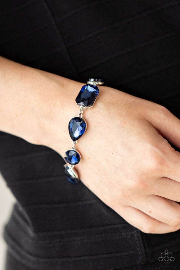 Cosmic Treasure Chest - Blue Bracelet - Paparazzi Accessories