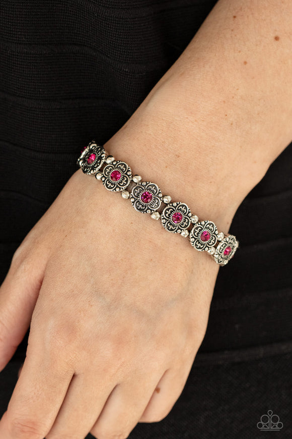 Trés Magnifique - Pink Bracelet - Paparazzi Accessories