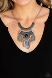 Desert Devotion - Black Necklace - Paparazzi Accessories