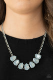 Above The Clouds - Silver Necklace - Paparazzi Accessories