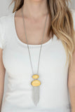 Meet Me At Sunset - Yellow Necklace - Paparazzi Accessories