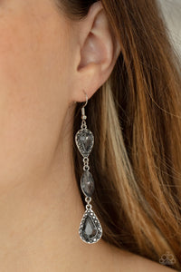 Test of TIMELESS - Silver Earrings - Paparazzi Accessories
