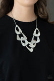 Guide To The Galaxy - Silver Necklace - Paparazzi Accessories