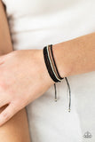 All Beaded Up - Black Bracelet - Paparazzi Accessories