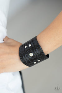 Orange County - Black Bracelet - Paparazzi Accessories