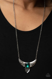 You the TALISMAN! - Green Necklace - Paparazzi Accessories