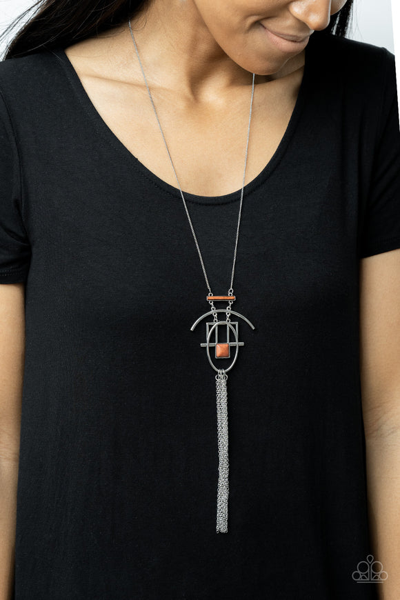 Eco Echoes - Brown Necklace - Paparazzi Accessories