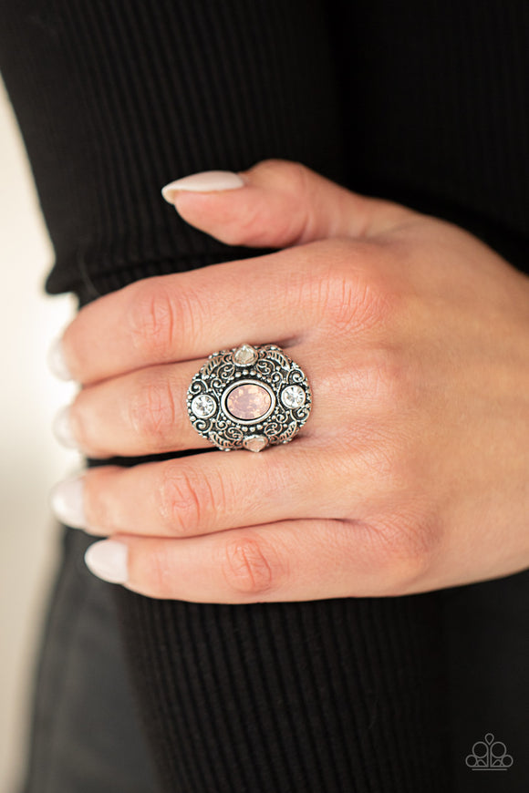 In The Limelight - Pink Ring - Paparazzi Accessories