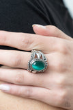 Jubilant Gem - Green Ring - Paparazzi Accessories