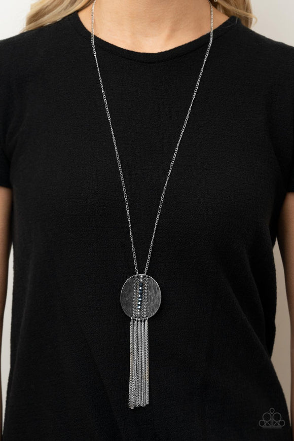 Radical Refinery - Blue Necklace - Paparazzi Accessories
