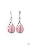 pampered-glow-up-pink-post earrings-paparazzi-accessories