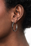 On The Brink - Black Earrings - Paparazzi Accessories