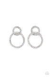 intensely-icy-white-post earrings-paparazzi-accessories