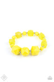trendsetting-tourist-yellow-bracelet-paparazzi-accessories