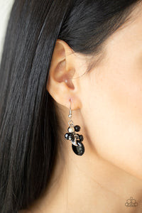 Whimsically Musical - Black Earrings - Paparazzi Accessories