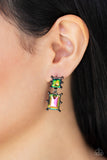 Cosmic Queen - Multi Post Earrings - Paparazzi Accessories