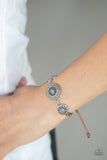 Bohemian Botany - Blue Bracelet - Paparazzi Accessories
