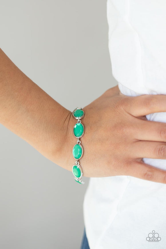 Smooth Move - Green Bracelet - Paparazzi Accessories