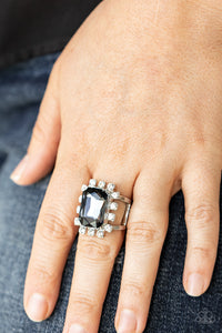Galactic Glamour - Silver Ring - Paparazzi Accessories